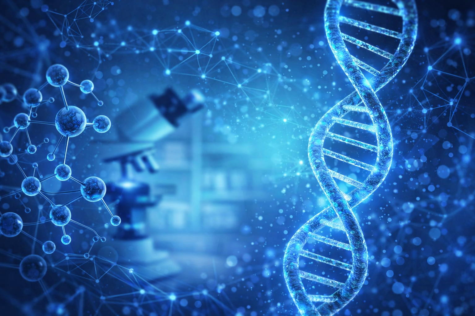 DNA and molecular science visual